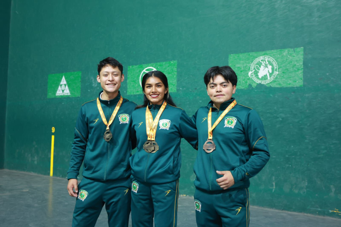 UAEMéx conquista tres medallas en frontón en los Campeonatos Nacionales ANUIES 2026 