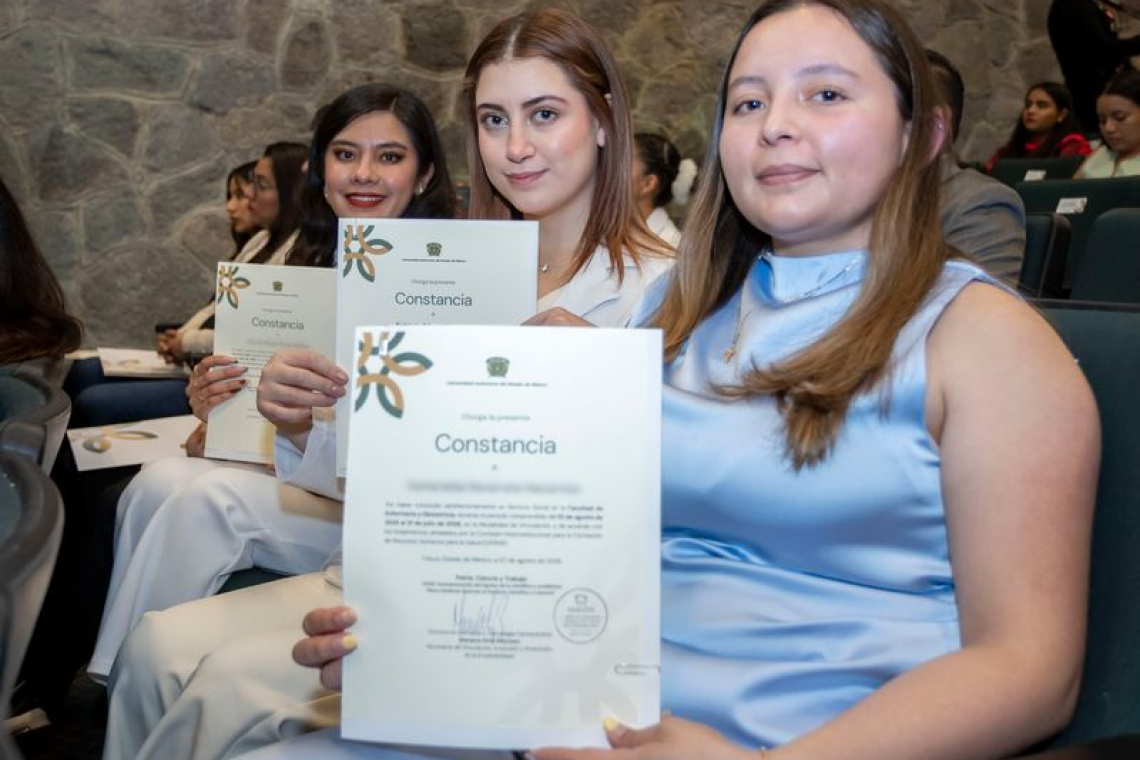 Servicio social que transforma: pasantes  de la UAEMéx fortalecen la atención en salud