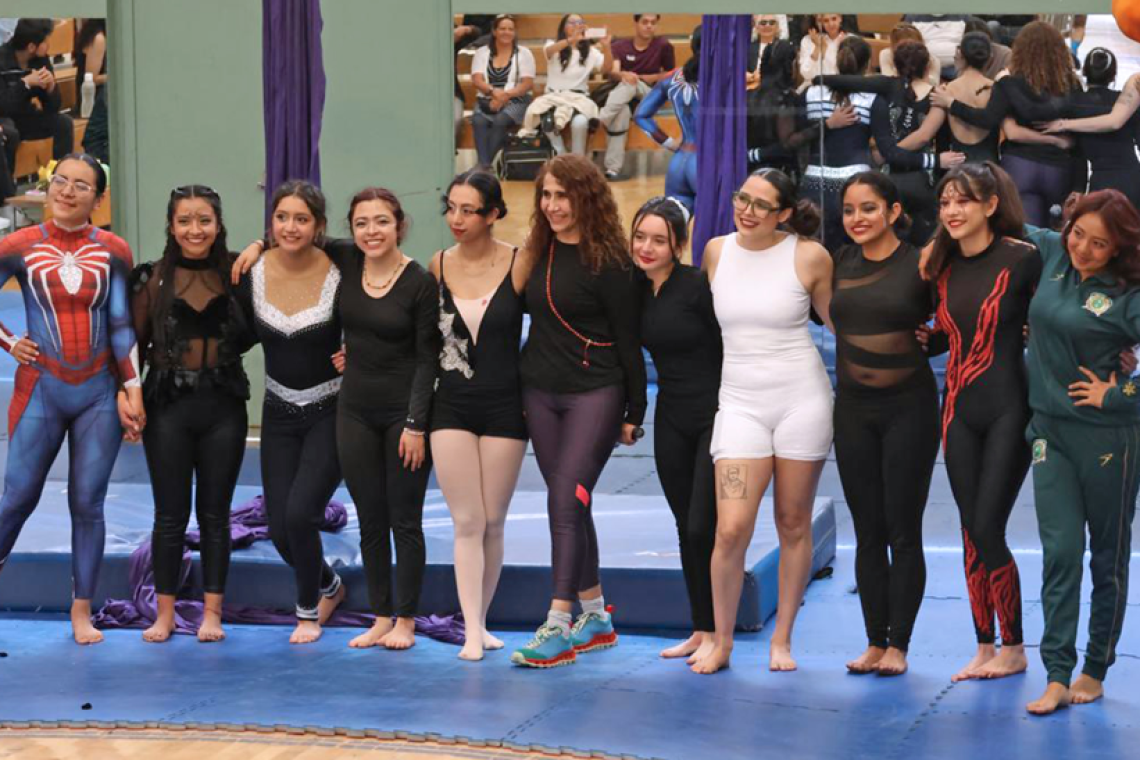 Danza aérea, una nueva alternativa  para la activación física en la UAEMéx