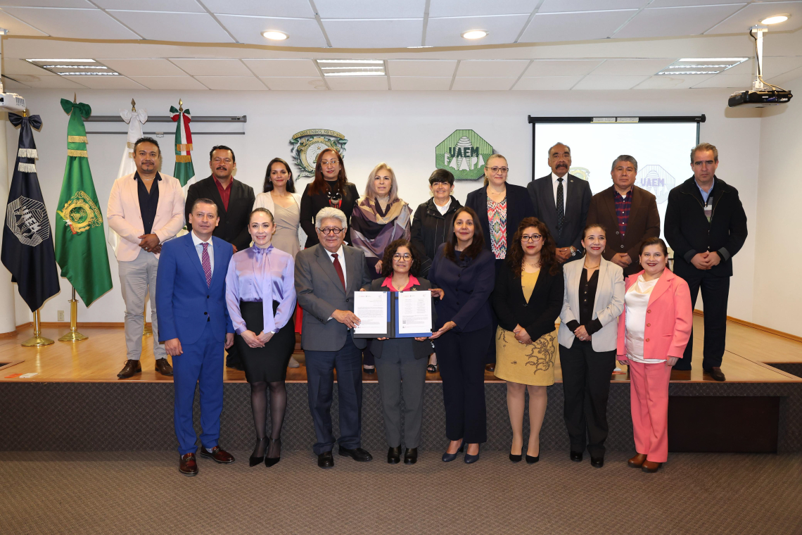 Fortalecen Rectoría y FAAPAUAEM unidad y trabajo  conjunto por la transformación de la UAEMéx