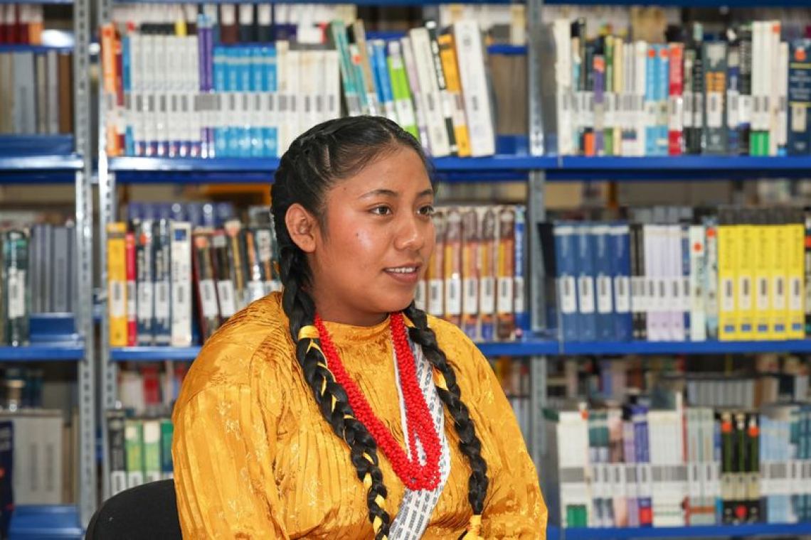 El orgullo de ser mazahua: Daira Bautista, estudiante  de la UAEMéx, preserva las raíces de su pueblo